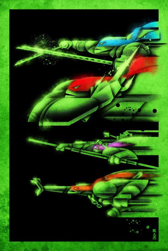 Teenage Mutant Ninja Turtles｜ミュータント・タートルズ by Kaz Oomori