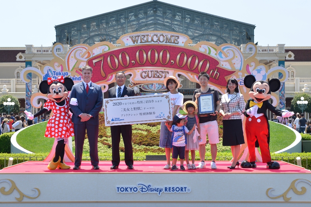 東京ディズニーランド®＆東京ディズニーシー®が34年で入園者数7億人を