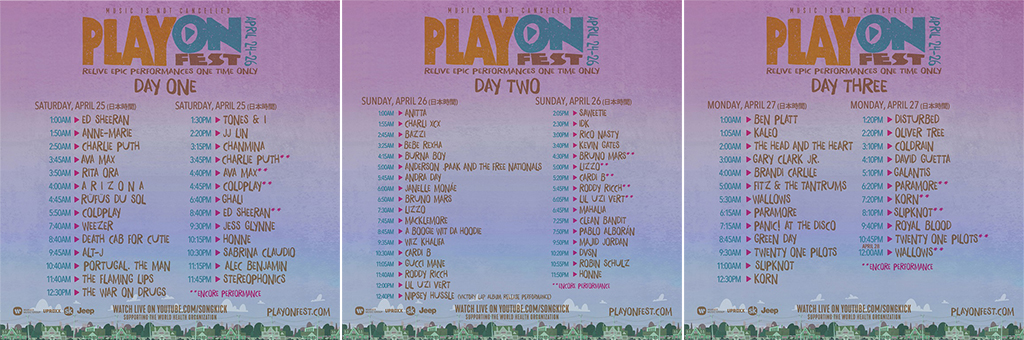 PlayOn Fest (Music is NOT Cancelled)