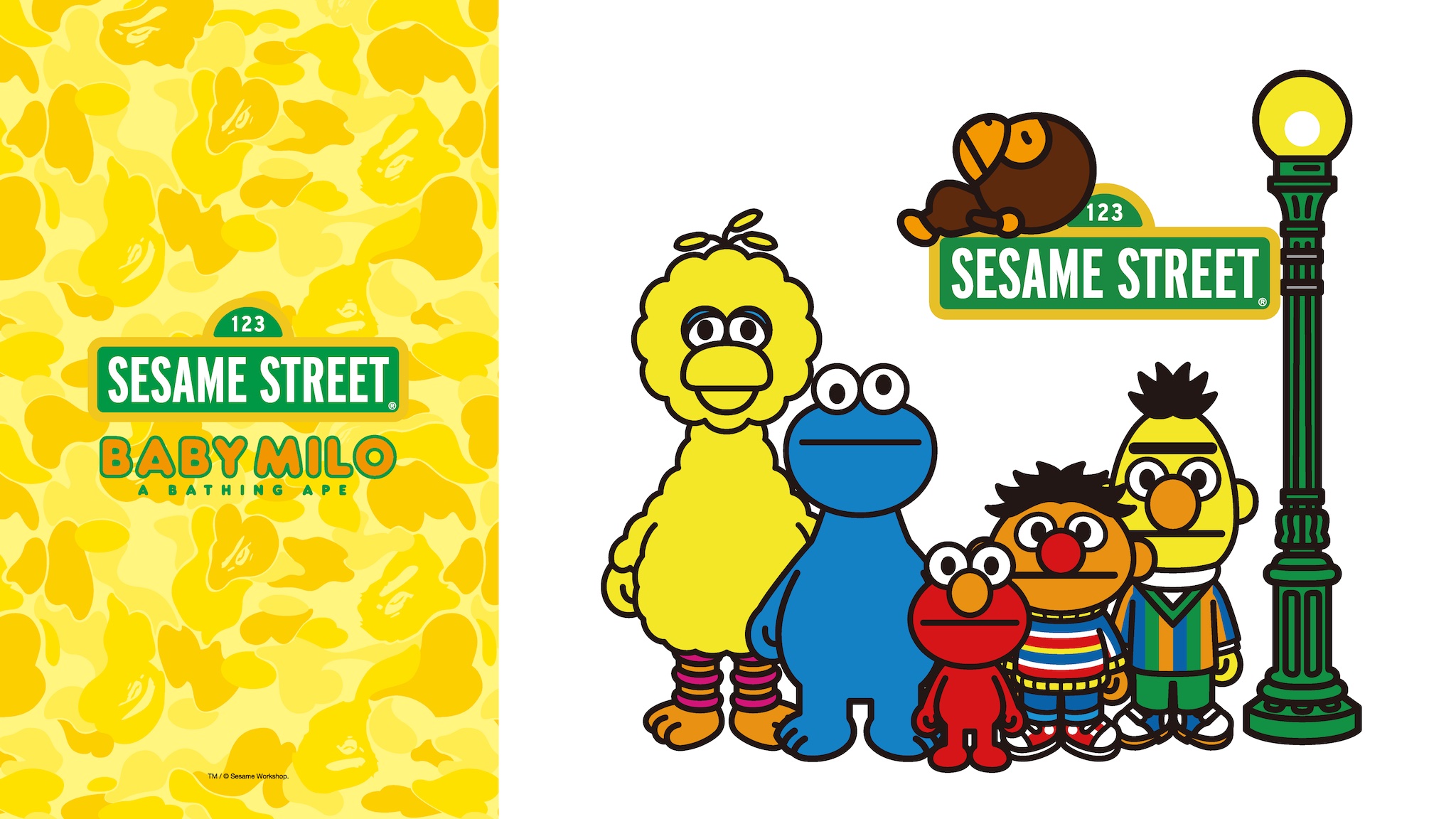 BAPE®︎ x Sesame Street