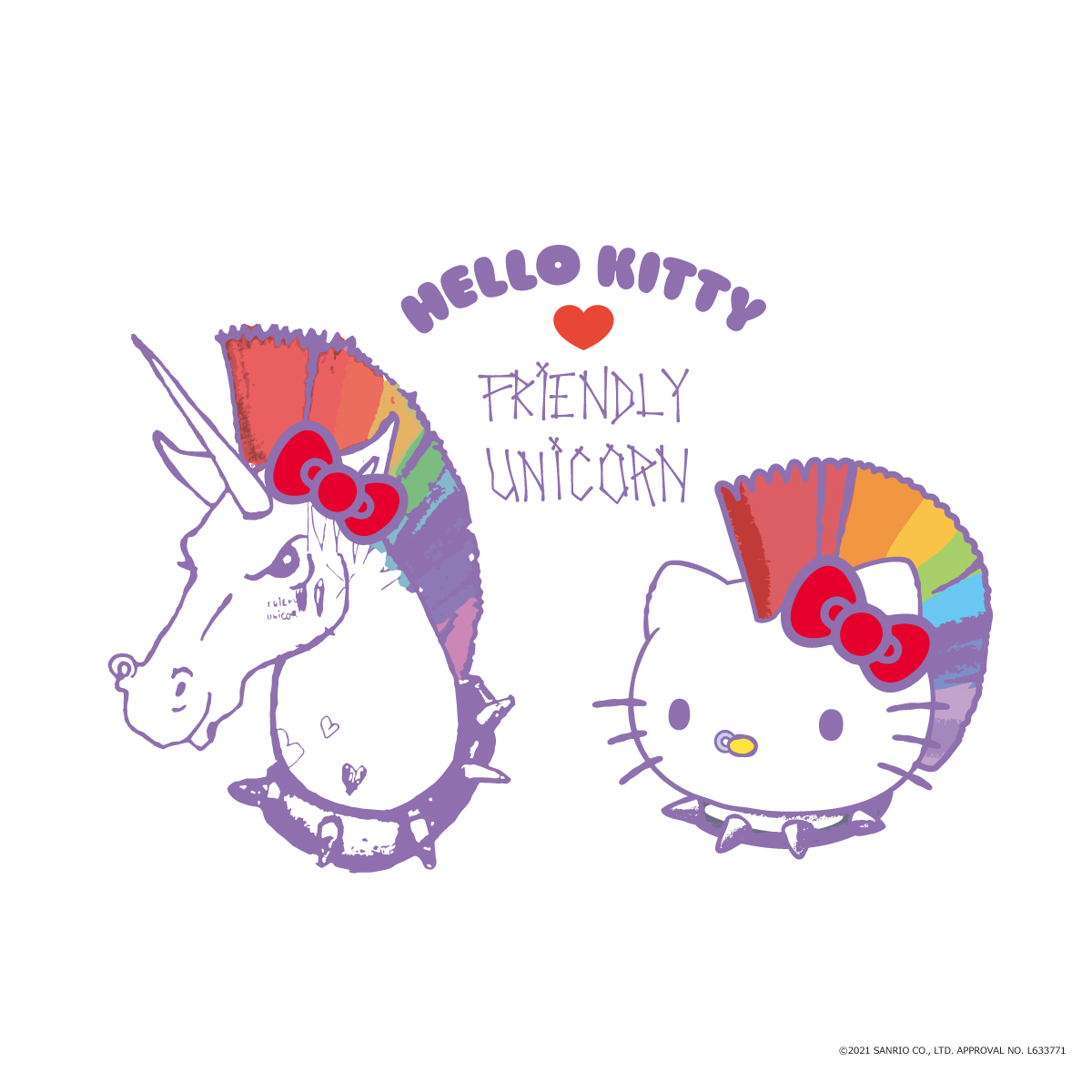 Friendly Unicorn x Hello Kitty