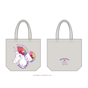 新品同様　マルーン5ハローキティ ユニコーン トートバッグ マルーン5がハローキティやはぴだんぶいとスペシャルコラボレーション