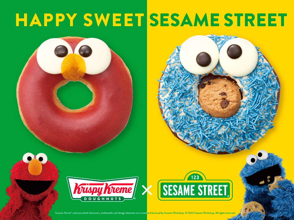 Sesame Street x Krispy Kreme Doughnuts "HAPPY SWEET SESAME STREET"