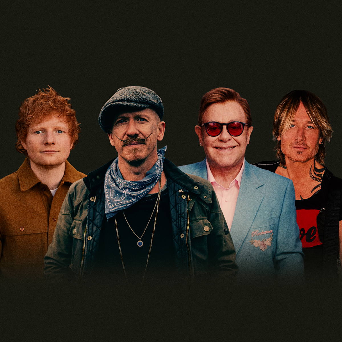 Foy Vance, Ed Sheeran, Elton John, Keith Urban｜フォイ・ヴァンス、エド・シーラン、エルトン・ジョン、キース・アーバン