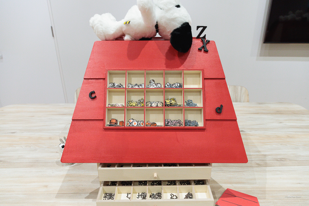 スヌーピーのマスコットタグ