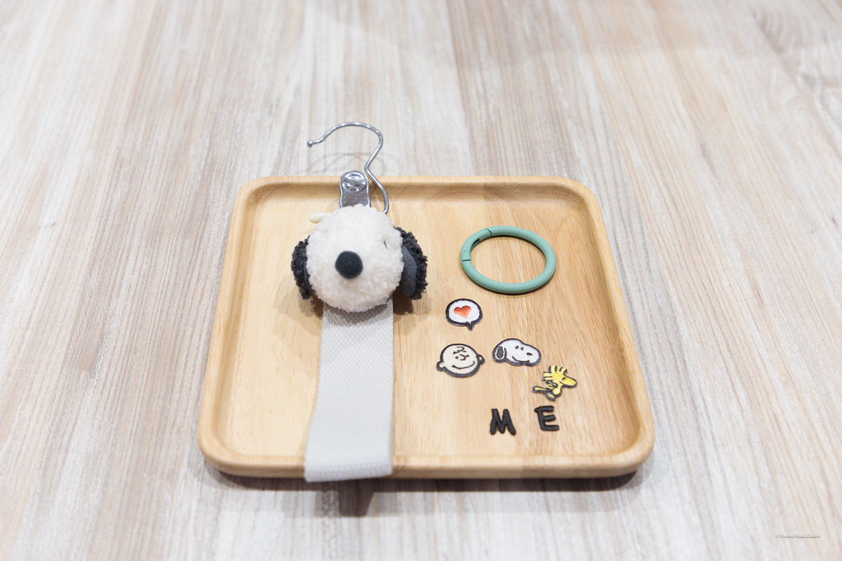 スヌーピーのマスコットタグ