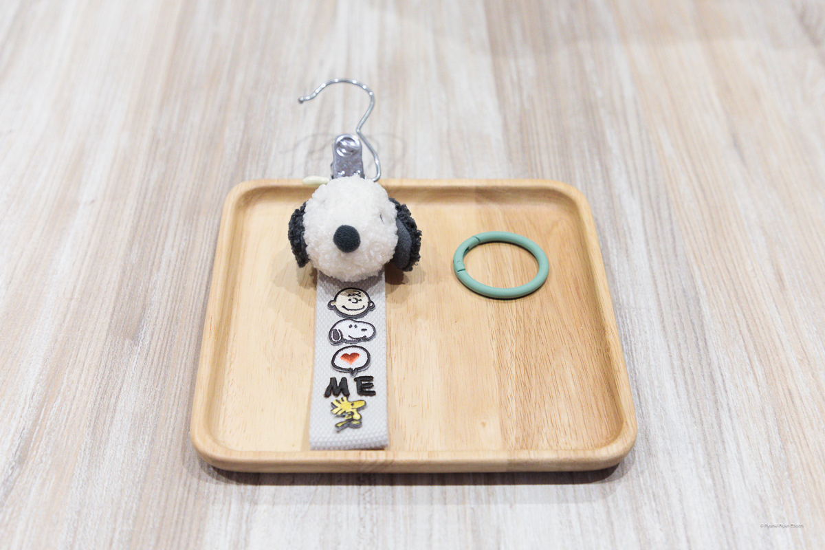 スヌーピーのマスコットタグ