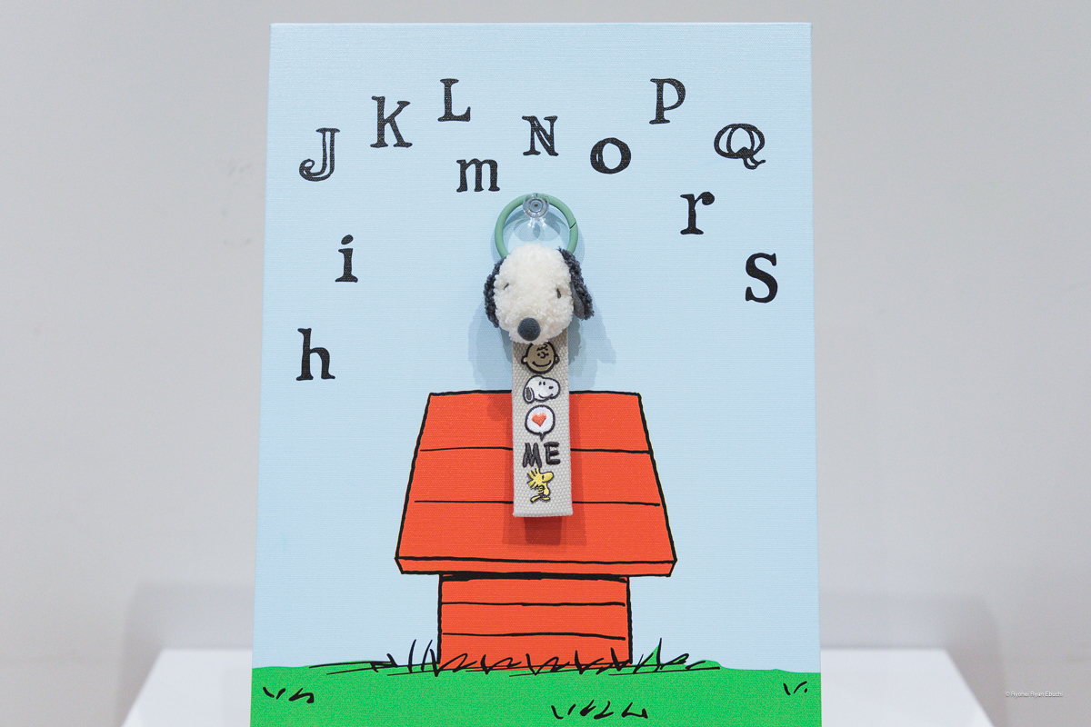 スヌーピーのマスコットタグ