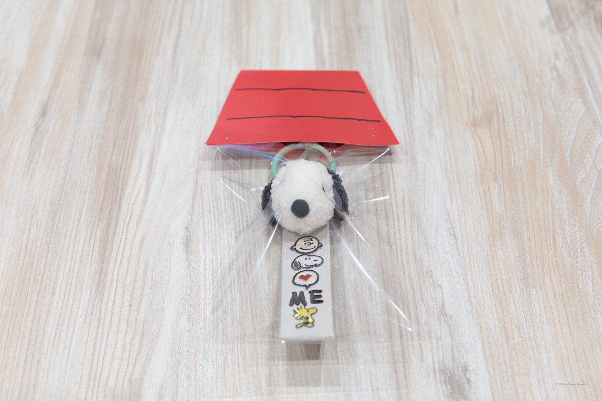 スヌーピーのマスコットタグ