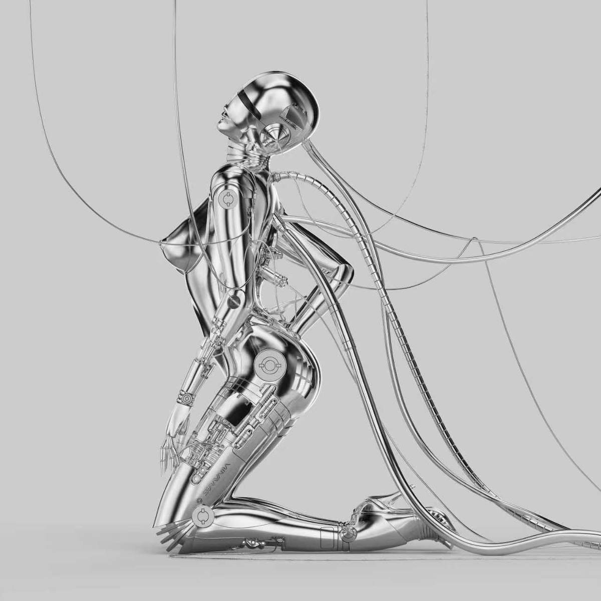 空山基《Sexy Robot_The Ghost in the Shell type 1》（2026年）