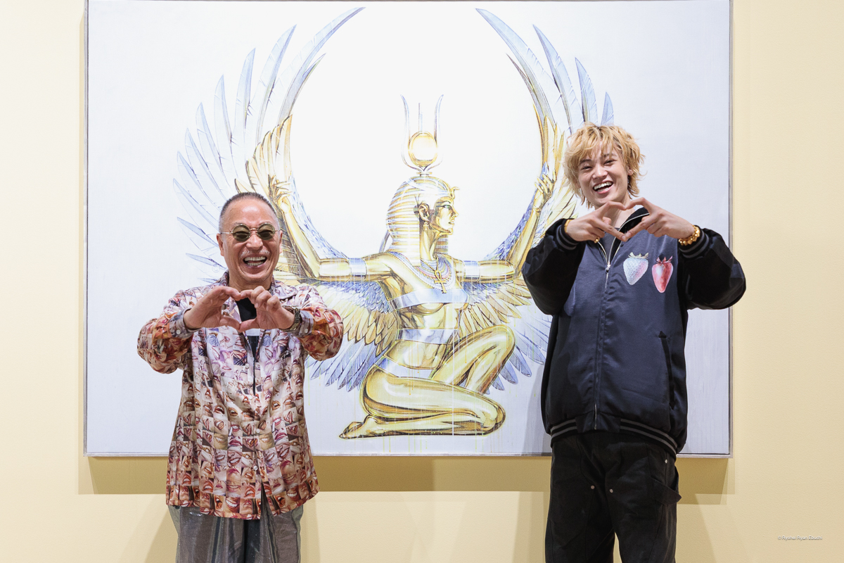 空山基さんと窪塚愛流さん